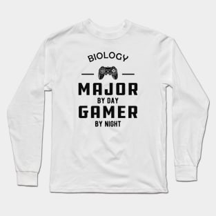 biology major by day gamer by night Long Sleeve T-Shirt